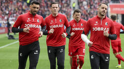 Michael Gregoritsch (2.v.l.) könnte den SC Freiburg nach vier Jahren verlassen