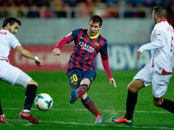 Lionel Messi war gegen Sevilla der überragende Spieler