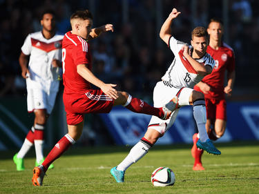 Die DFB-Elf um Joshua Kimmich (r.) setzte sich gegen Dänemark durch