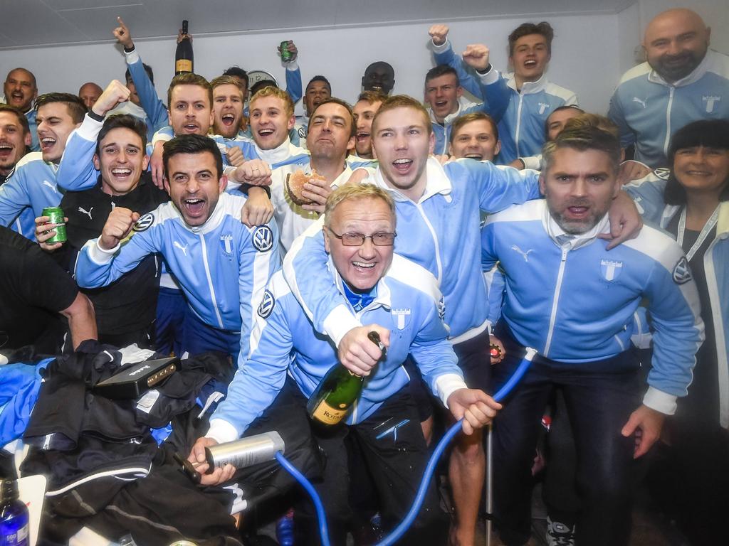Malmö FF feiert die 19. Meisterschaft