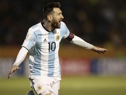 Messi sacó todo su fútbol y aplastó a Ecuador con tres dianas. (Foto: Getty)
