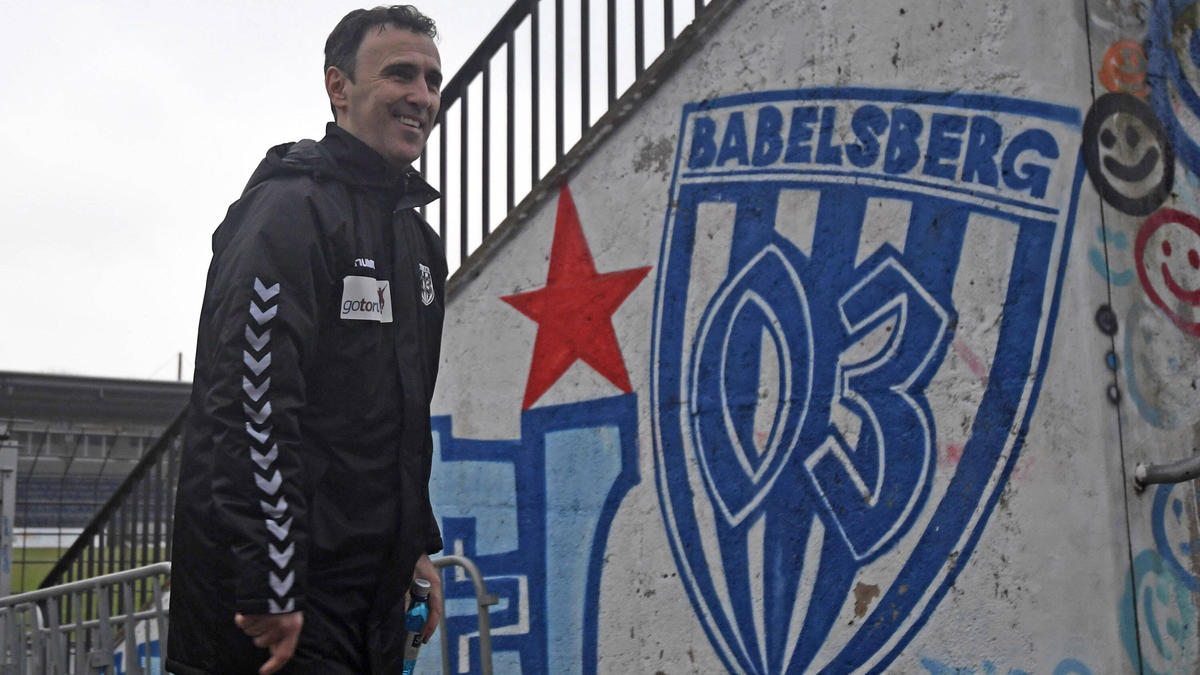 Babelsberg-Coach Uzelac Predrag konnte sich über einen Heimsieg freuen
