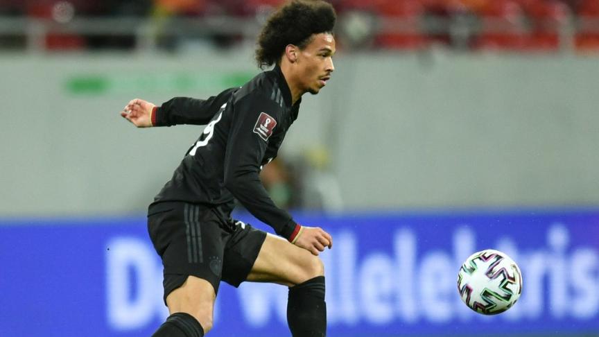 Leroy Sané nimmt mit der deutschen Fußball-Nationalmannschaft an der EM teil Leroy Sané nimmt mit der deutschen Fußball-Nationalmannschaft an der EM teil