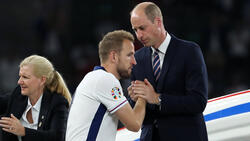 Prinz William - hier mit Stürmer Harry Kane - freut sich auf Thomas Tuchel