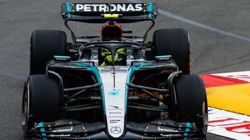 Lewis Hamilton setzte in Monaco die erste Bestzeit