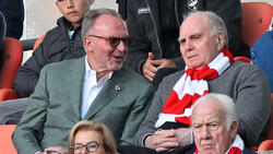 Die Bayern-Granden Karl-Heinz Rummenigge und Uli Hoeneß müssen beim Champions-League-Finale in der Allianz Arena zuschauen