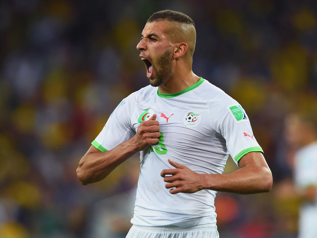 Coupe du monde » acutalités » Slimani heads Algeria to historic qualification