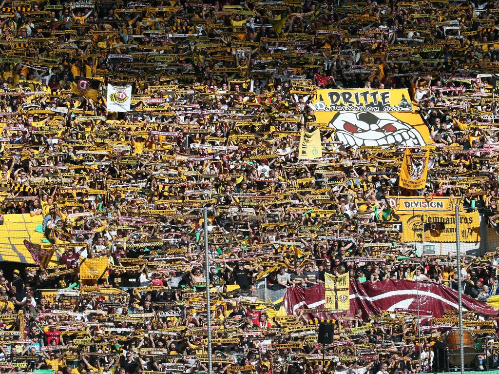 Zuschauermagent auch 2015/2016: Die Drittligaspiele bei der SG Dynamo Dresden