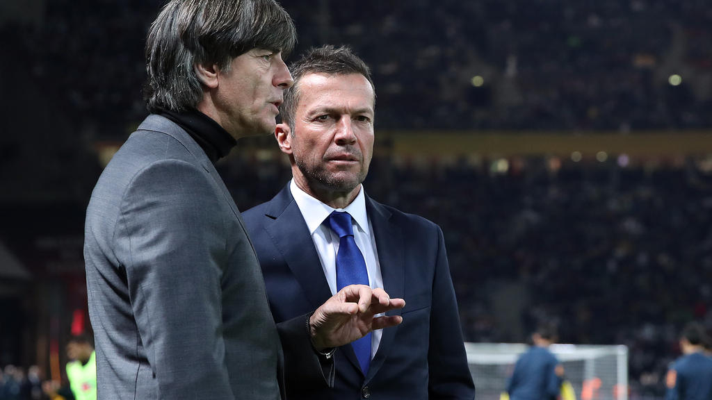 Lothar Matthäus (re.) hat sich zum Abschneiden des DFB-Teams in der Nations League geäußert