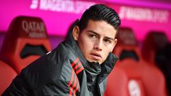 James Rodríguez dürfte mit seinen Einsatzzeiten nicht einverstanden sein