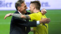 Langjährige Weggefährten beim BVB: Aki Watzke (l.) und Marco Reus