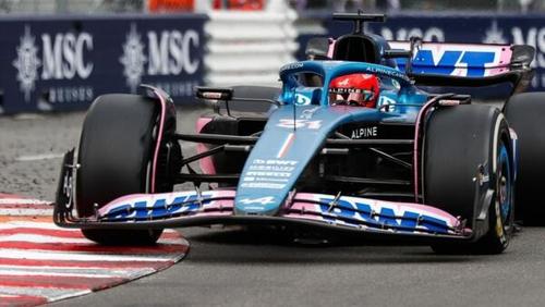 Esteban Ocon im Alpine A523 beim Formel-1-Rennen in Monaco 2023