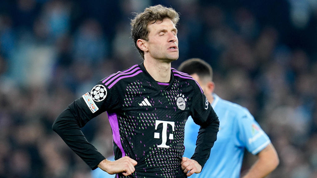 Thomas Müller und der FC Bayern kassierten in Rom eine bittere Pleite