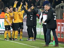 Dynamo Dresden gewinnt gegen Würzburg