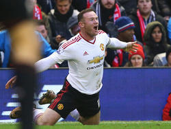 Wayne Rooney sichert Manchester mit seinem Tor den Sieg