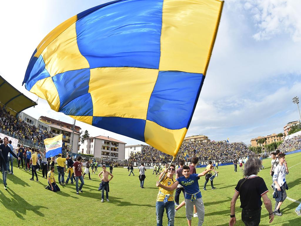 Als Frosinone Calcio im Sommer 2015 den Aufstieg perfekt macht, gab es für die Fans kein Halten mehr