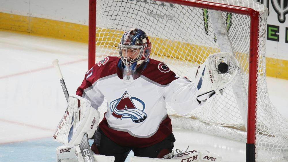 Philipp Grubauer feierte mit den Colorado Avalanche den nächsten Sieg Philipp Grubauer feierte mit den Colorado Avalanche den nächsten Sieg
