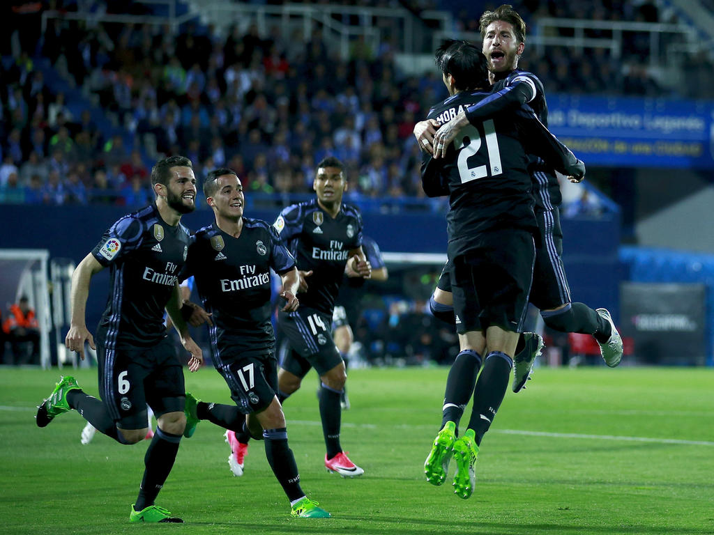 El Real Madrid jugó con muchos 'suplentes' en Leganés. (Foto: Getty)