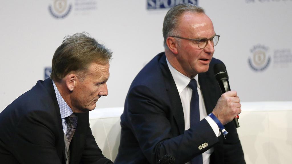 Karl-Heinz Rummenigge (r.) war lange Zeit Vorstandsboss des FC Bayern Karl-Heinz Rummenigge (r.) war lange Zeit Vorstandsboss des FC Bayern