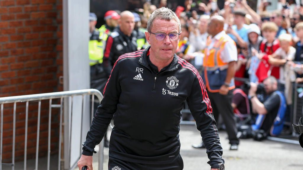 Ralf Rangnick hatte als Trainer von Manchester United nicht den ganz großen Erfolg Ralf Rangnick hatte als Trainer von Manchester United nicht den ganz großen Erfolg