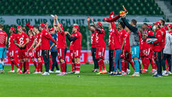 Der FC Bayern hat sich zum achten Mal nacheinander den Titel gesichert