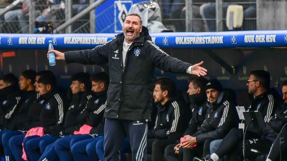 Tim Walter steht in Nürnberg vor einem Endspiel als HSV-Coach