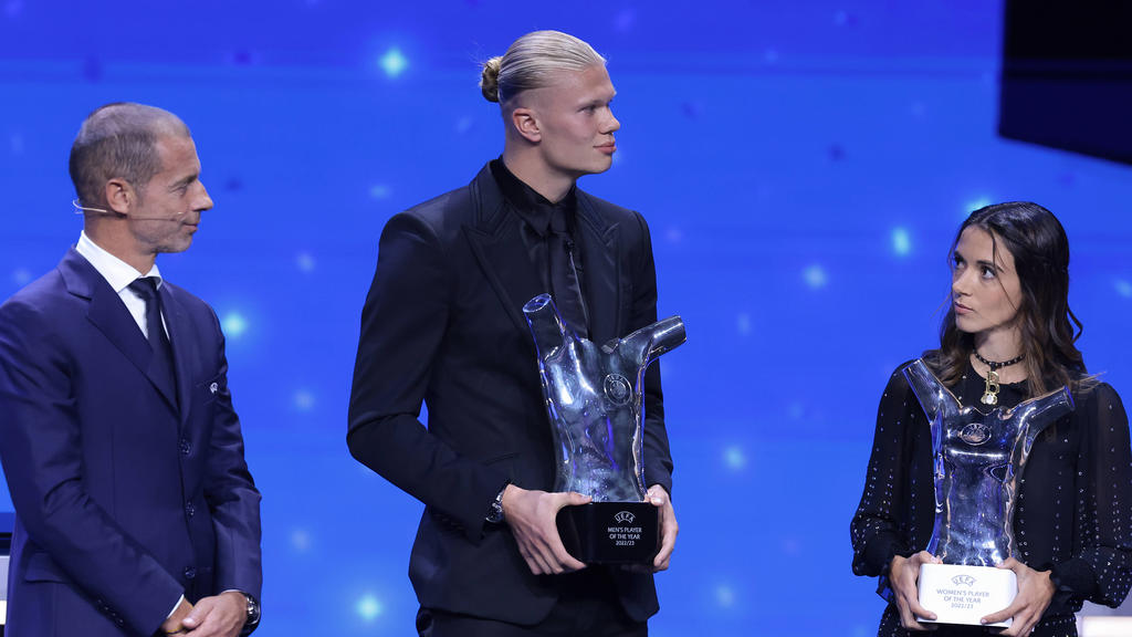 Erling Haaland ist erstmals Europas Fußballer des Jahres