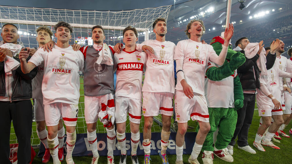 Der VfB feiert den Finaleinzug