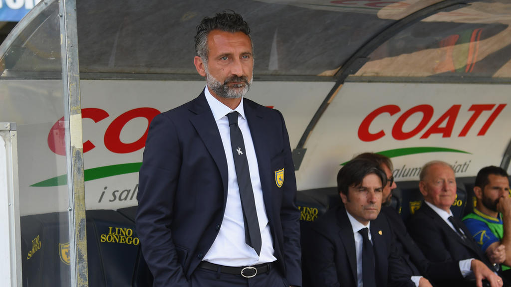 Chievo-Trainer Lorenzo D’Anna muss mti seinem Team um die Erstklassigkeit bangen
