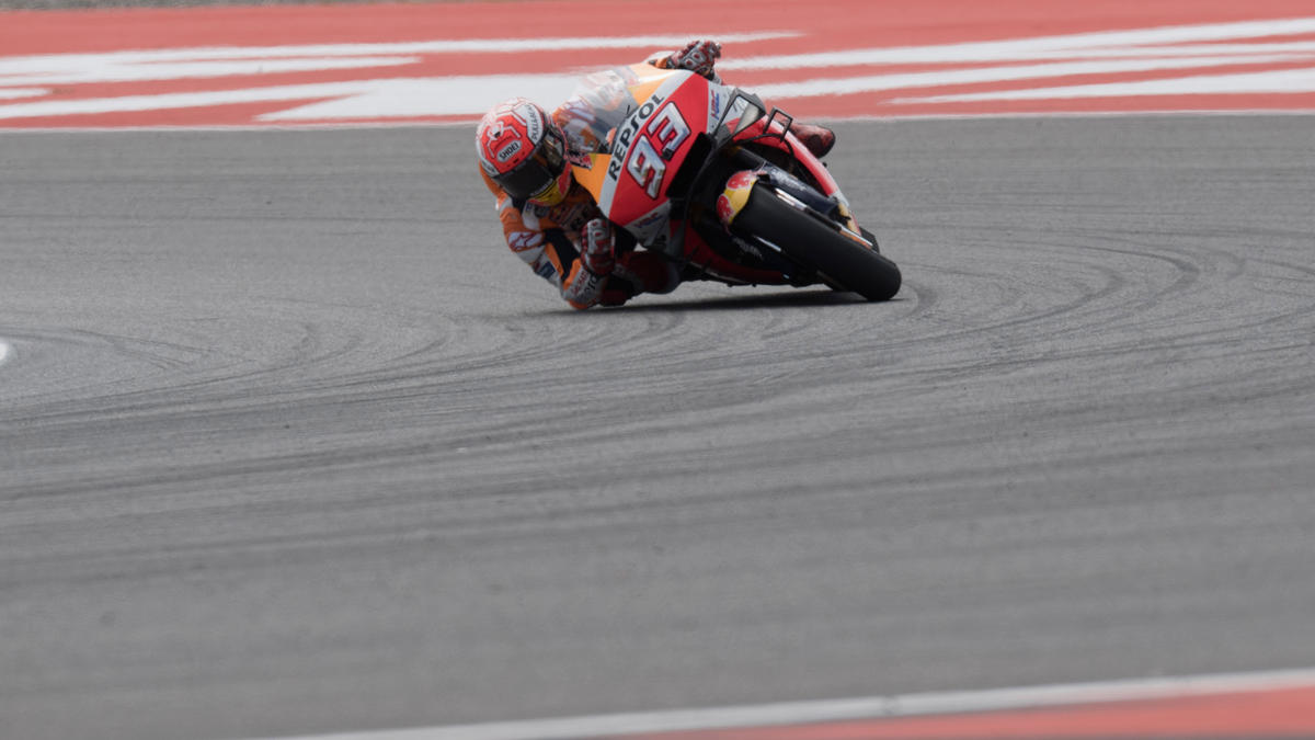 Márquez zeigte in Argentinien eine starke Leistung Márquez zeigte in Argentinien eine starke Leistung