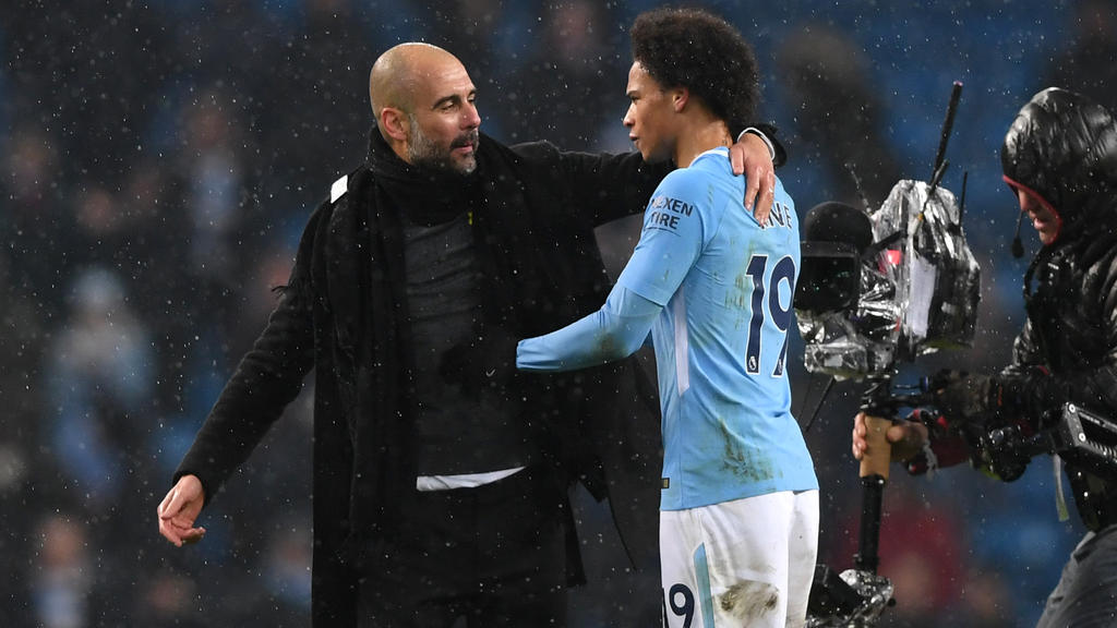 Laut Pep Guardiola fällt Leroy Sané noch einige Wochen aus Laut Pep Guardiola fällt Leroy Sané noch einige Wochen aus
