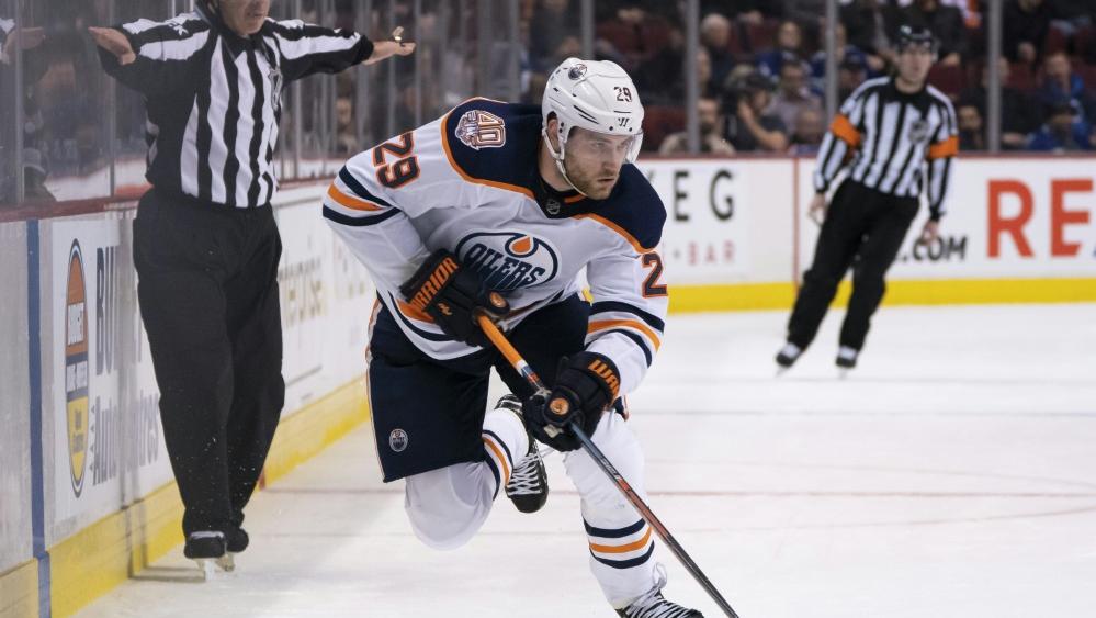 Leon Draisaitl erzielt bereits sein 20. Saisontor Leon Draisaitl erzielt bereits sein 20. Saisontor