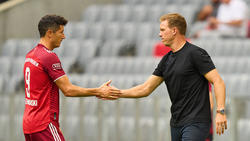 Robert Lewandowski soll mit Julian Nagelsmann über seine Zukunft beim FC Bayern gesprochen haben