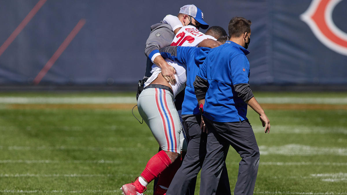 Saquon Barkley droht das Saison-Aus Saquon Barkley droht das Saison-Aus