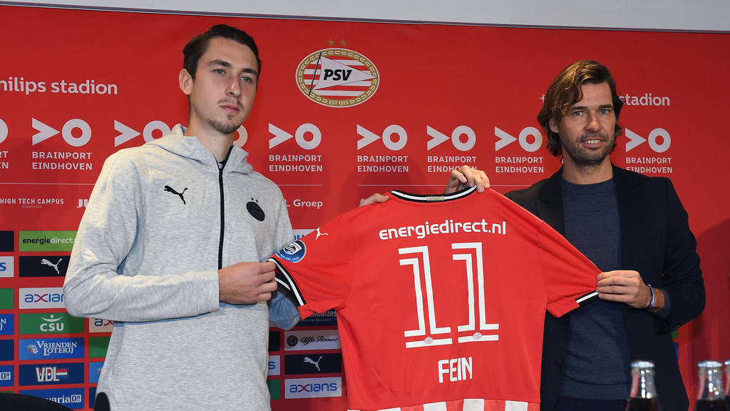 Wechselte vom FC Bayern zur PSV Eindhoven: Adrian Fein (l.)