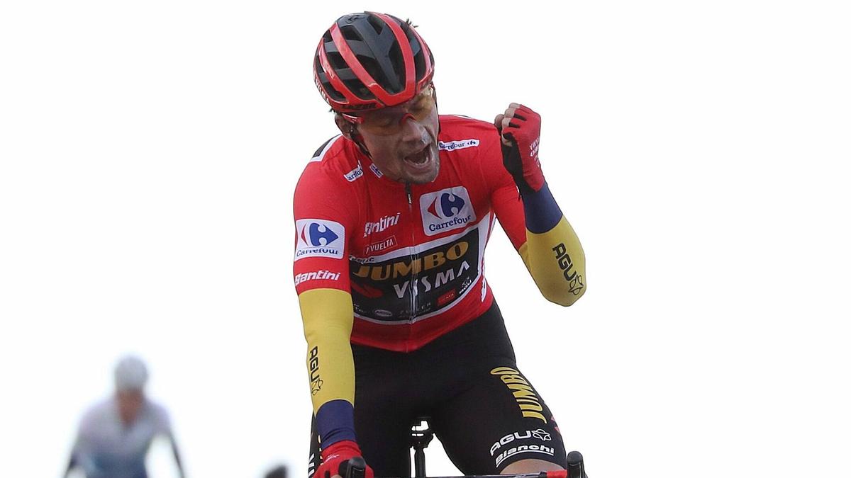 Primoz Roglic hat die Gesamtführung der Spanien-Rundfahrt verteidigt Primoz Roglic hat die Gesamtführung der Spanien-Rundfahrt verteidigt