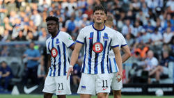 Anderson Lucoqui (l.) hat wenige Wochen nach seinem Wechsel offenbar keine Zukunft mehr bei Hertha BSC