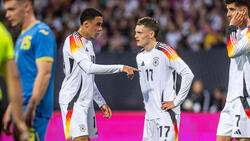 Jamal Musiala (l.) und Florian Wirtz sollen die Nationalmannschaft bei der Fußball-EM tragen