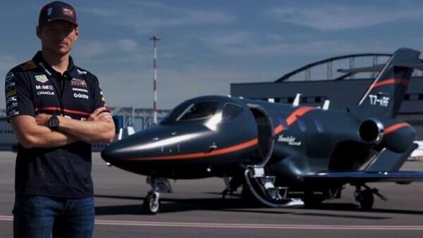 Max Verstappen war vom HondaJet Elite II beeindruckt