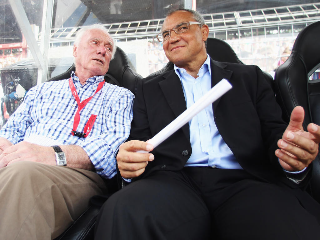 Sitzt Felix Magath (r.) bald auf der HSV-Bank? Sitzt Felix Magath (r.) bald auf der HSV-Bank?