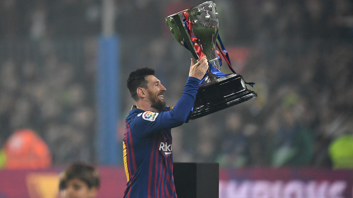Lionel Messi führte den FC Barcelona einmal mehr zur Meisterschaft