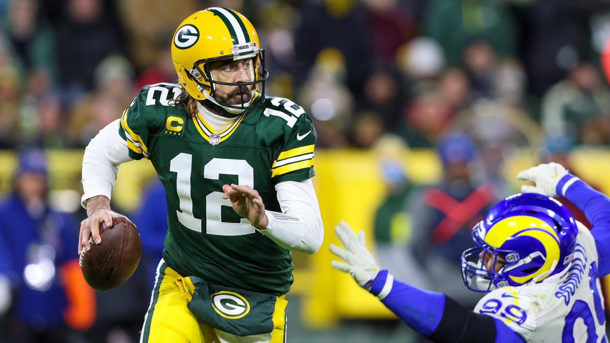 Green Bay Packers Quarterback Aaron Rodgers (l.) zeigte erneut eine starke Leistung