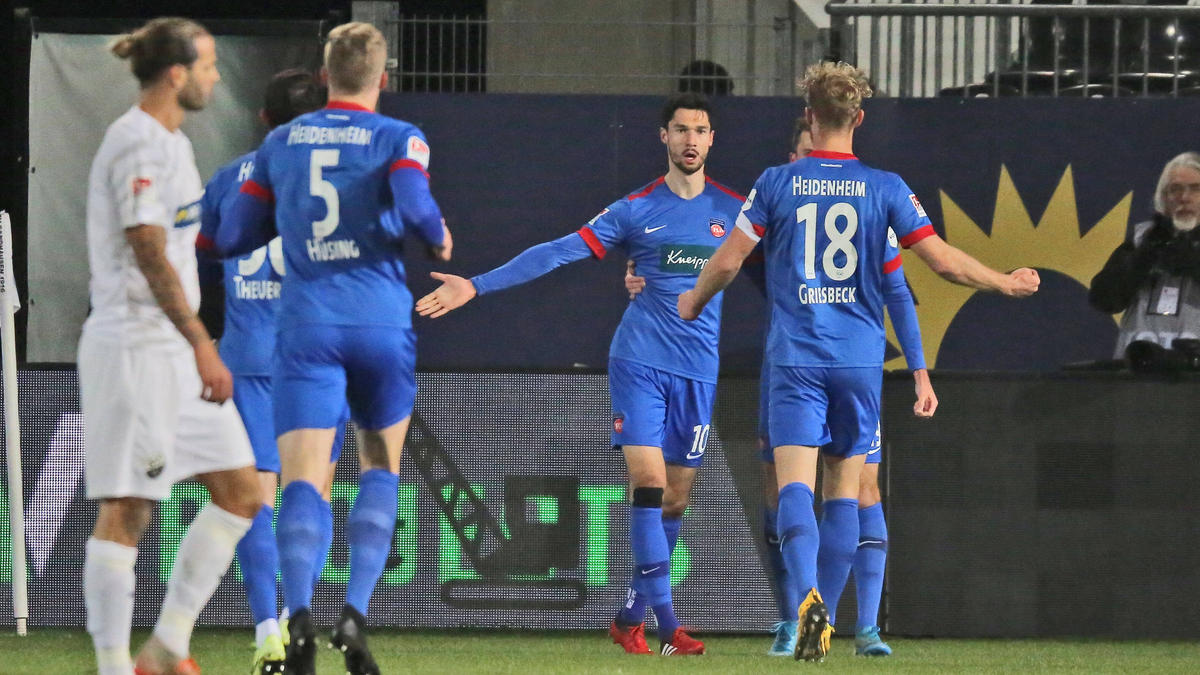 Heidenheim gewinnt in Sandhausen Heidenheim gewinnt in Sandhausen