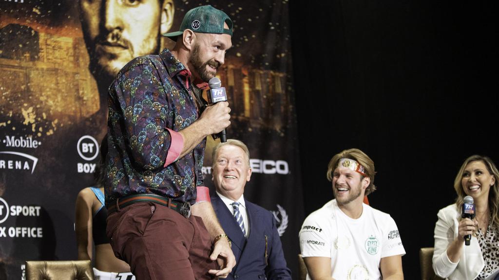 Tyson Fury hat sich Eddie Hearn und Anthony Joshua zur Brust genommen Tyson Fury hat sich Eddie Hearn und Anthony Joshua zur Brust genommen