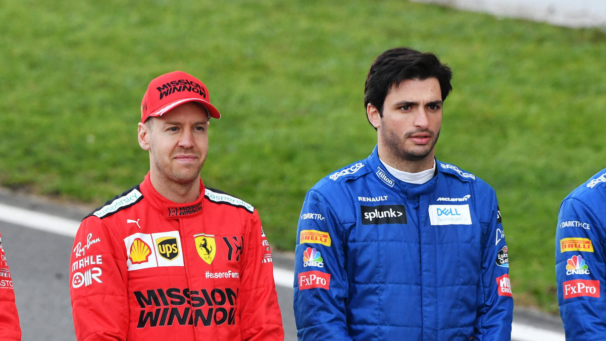 Von McLaren zu Ferrari und umgekehrt? Sebastian Vettel und Carlos Sainz Von McLaren zu Ferrari und umgekehrt? Sebastian Vettel und Carlos Sainz