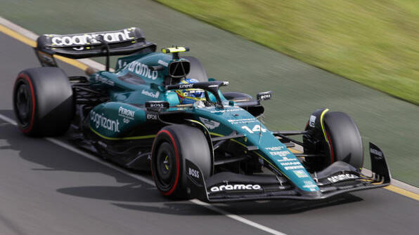 Fernando Alonso beim Qualifying in Melbourne