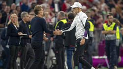 Thomas Tuchel (r.) und Christoph Freund lernen sich beim FC Bayern derzeit erst richtig kennen