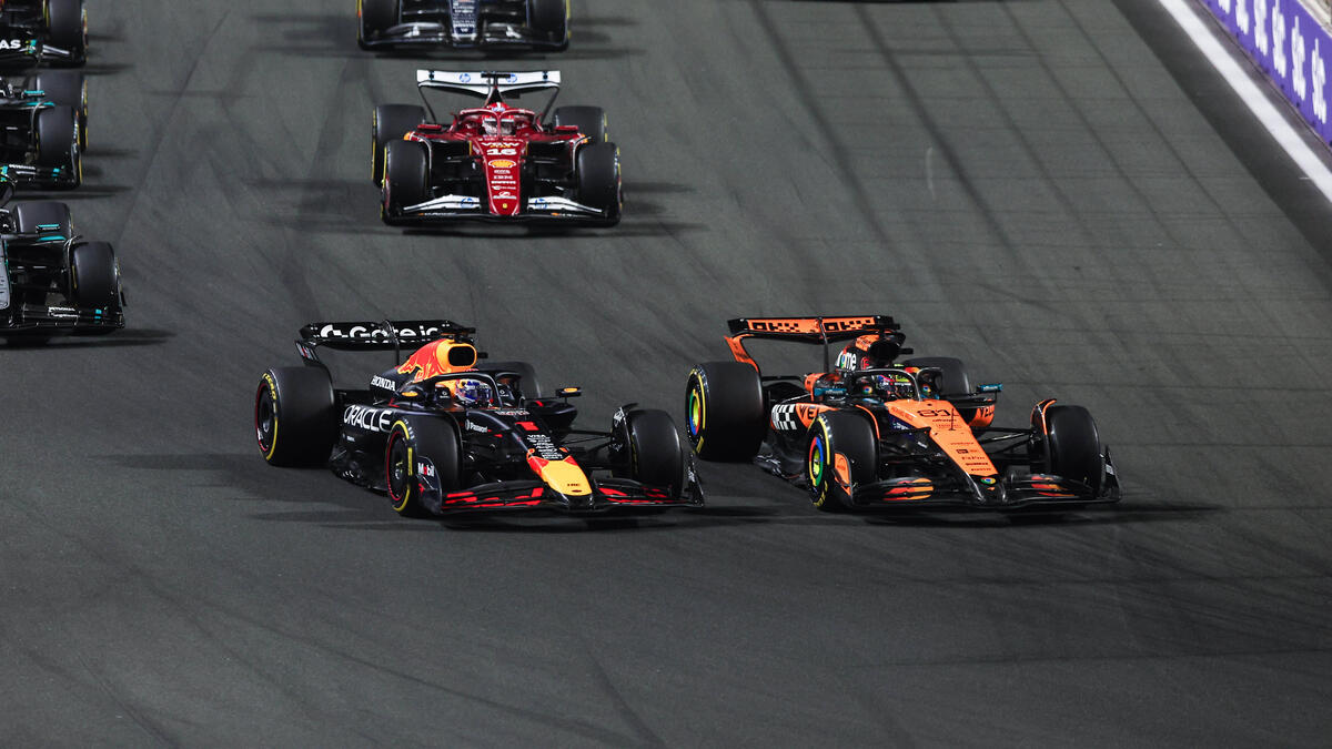 Piastri landete am Ende vor Verstappen