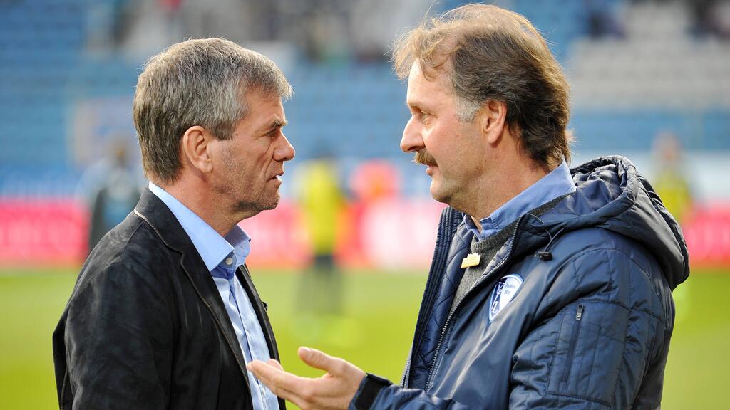 Ein Bild aus dem Jahr 2013: Friedhelm Funkel (l.) und Peter Neururer Ein Bild aus dem Jahr 2013: Friedhelm Funkel (l.) und Peter Neururer