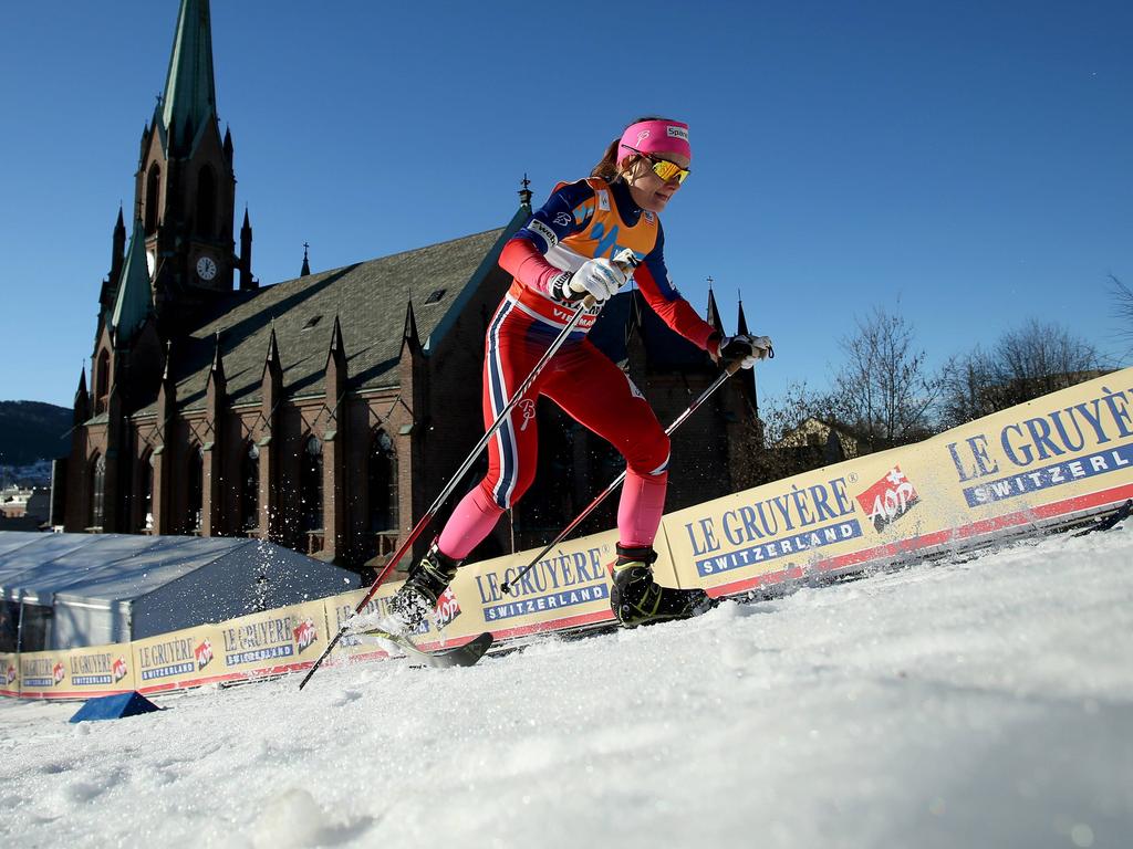 Maiken Caspersen Falla hat den Sprint in Drammen gewonnen Maiken Caspersen Falla hat den Sprint in Drammen gewonnen